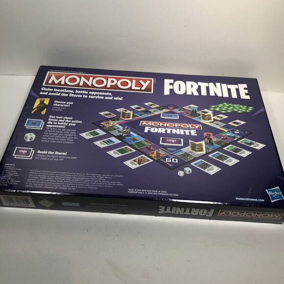 Monopoly Fortnite Edition Board Game New Sealed - Picture 3 of 5